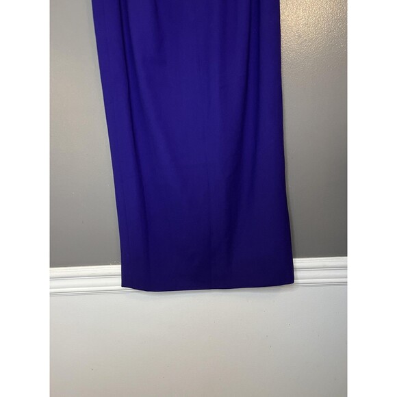 JH Collectibles Skirt Womens Purple Wool Lined Maxi Front Slit Made in USA - Picture 7 of 13